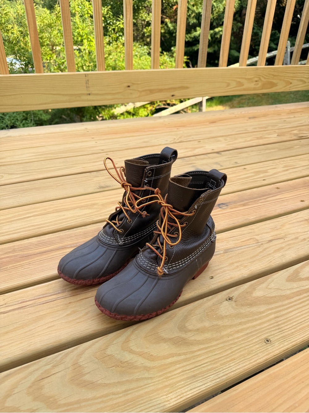 Bison Brown L.L. Bean Boots